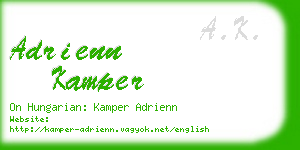 adrienn kamper business card